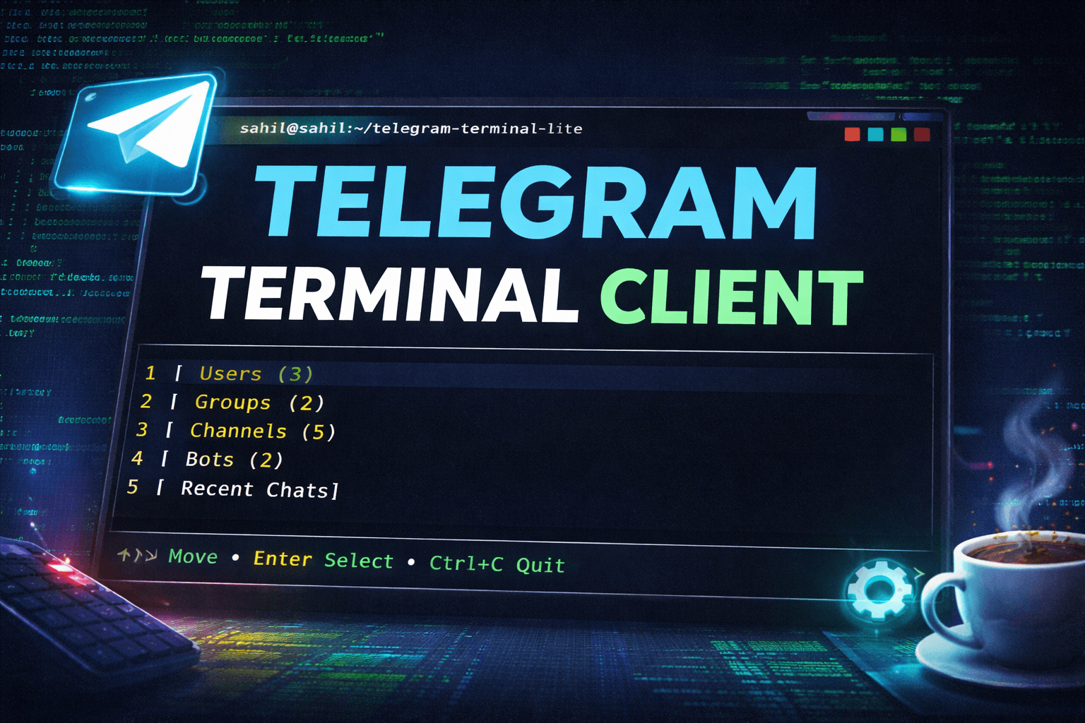 I Built Telegram Inside My Terminal Using Python